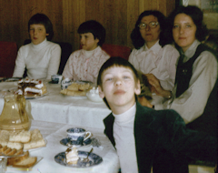 Familienfeier 1979 Kaffeetisch 1979